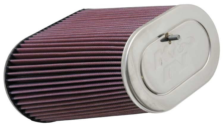 K&N Engineering K&N Universal Air Filter 3.125in Flange ID x 5in Base O/S Width x 4in Top O/S Width x 9in H RF-1012