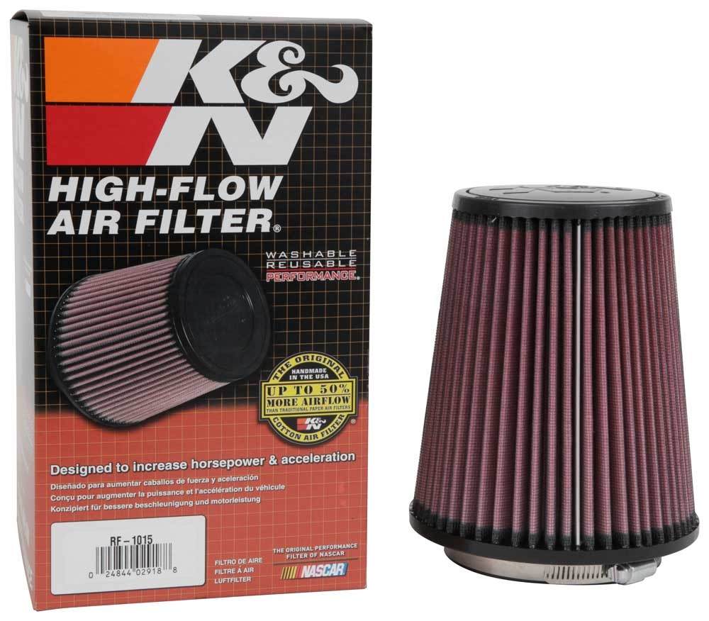 K&N Engineering K&N 6 inch OD-Base 4 1/2 inch OD-Top 7 Inch H Round Tapered Universal Air Filter RF-1015