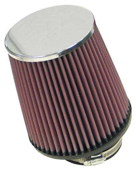 K&N Engineering K&N Univ. Round Tapered Clamp-On Air Filter 3-1/2in 10 Deg. Flange / 5-3/4in B / 4-1/2in T / 6in H RF-1023