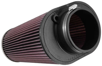 K&N Engineering K&N Universal Air Filter - Oval Tapered 4.5in Flange ID x 9.25in Base O/S L x 7in Top O/S L x 10in H RF-1024