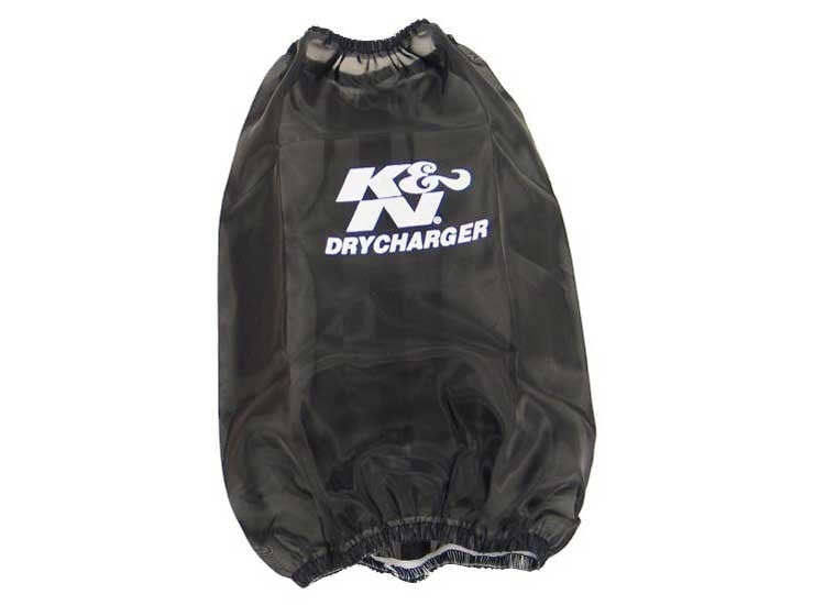 K&N Engineering K&N Drycharger Round Tapered Air Filter Wrap 6.5in Base ID/4.5in Top ID/7in H - Black RF-1032DK