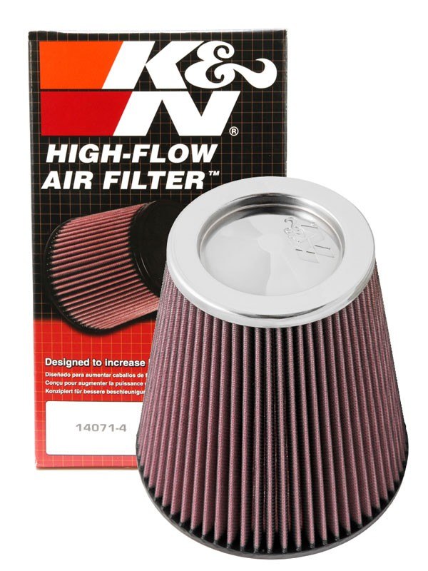 K&N Engineering K&N Round Tapered Universal Air Filter 6 inch Flange 7 1/2 inch Base 5 inch Top 7 1/2 inch Height RF-1041