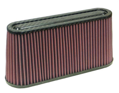 K&N Engineering K&N Universal Air Filter Carbon Fiber Top 12in Flange ID x .875in Flange Length x 5.75in Height RF-1050