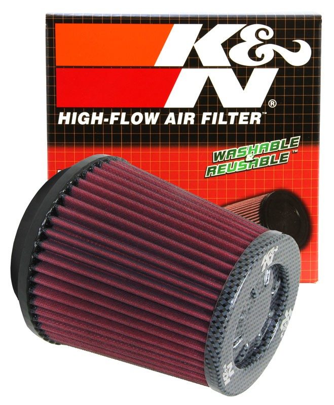 K&N Engineering K&N Round Tapered Universal Air Filter 4in Flange ID x 5.438in Base OD x 4.531in Top OD x 6.625in H RF-1682