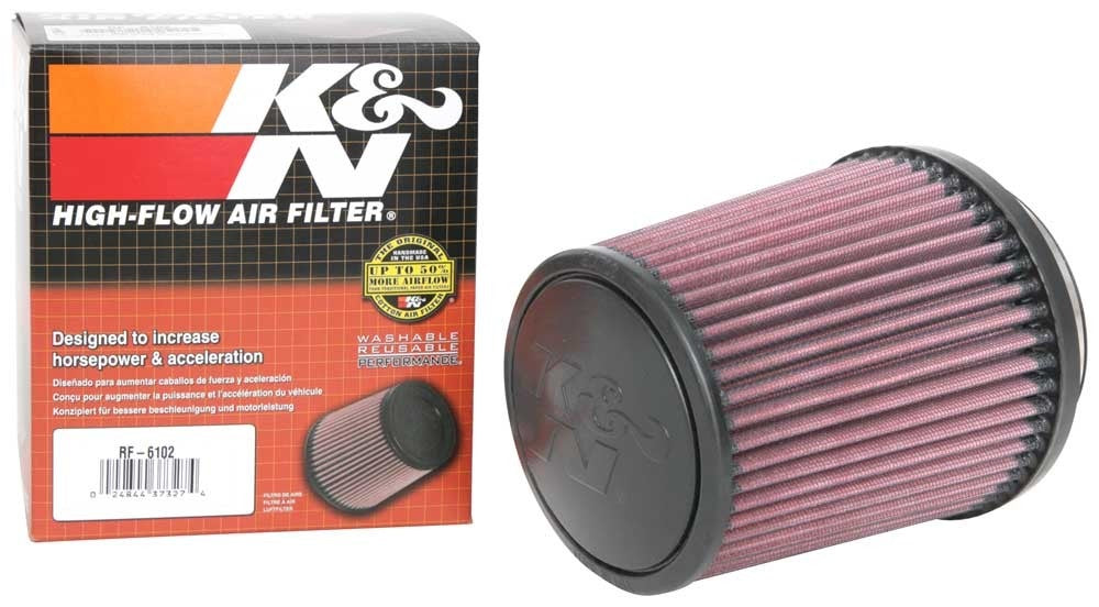 K&N Engineering K&N Filter Universal Air Filter Golf VII GTI 3-15/16in FLG / 5-15/32in OD / 7in H RF-6102
