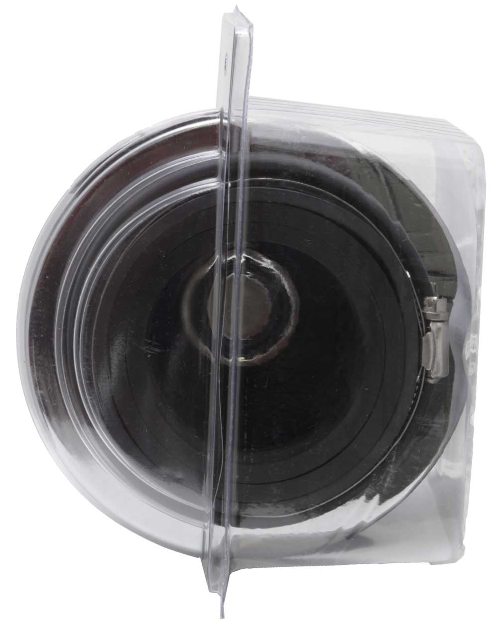 K&N Engineering K&N Universal Air Filter Chrome Round Tapered Red - 4in Flange ID x 1.125in Flange Length x 5.5in H RG-1001RD