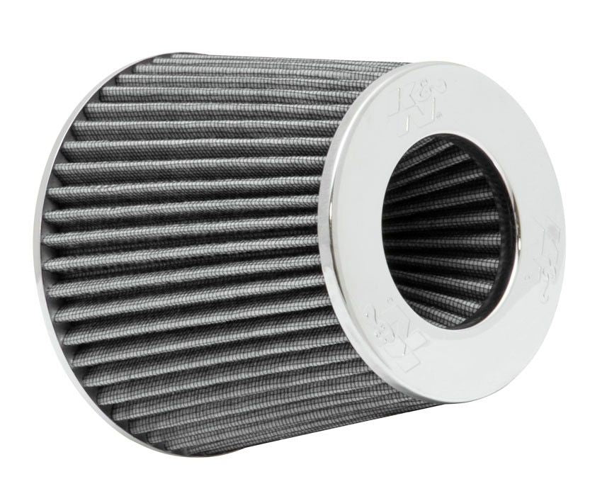 K&N Engineering K&N Universal Filter Chrome Round Tapered White - 4in Flange ID x 1.125in Flange Length x 5.5in H RG-1001WT