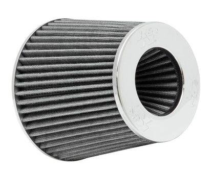 K&N Engineering K&N Universal Filter Chrome Round Tapered White - 4in Flange ID x 1.125in Flange Length x 5.5in H RG-1001WT