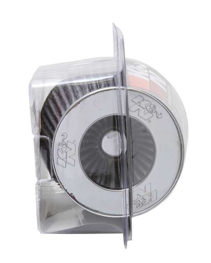 K&N Engineering K&N Universal Filter Chrome Round Tapered White - 4in Flange ID x 1.125in Flange Length x 5.5in H RG-1001WT