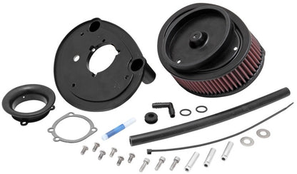K&N Engineering K&N Oval Red 9in Intake System for Harley Davidson RK-3910-1