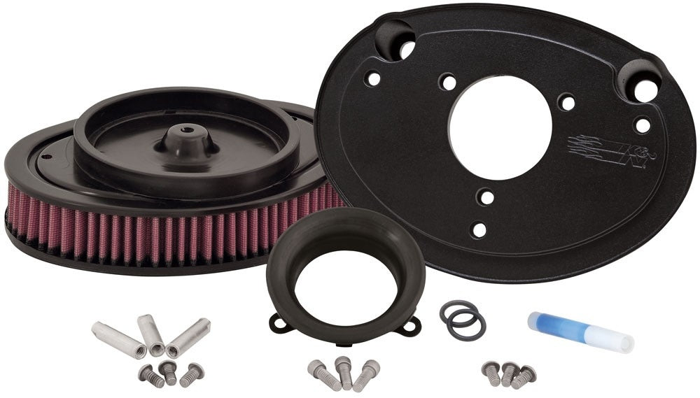 K&N Engineering K&N Intake System for Harley Davidson - Color (Red) - Style (Oval) - Size (9in) RK-3930