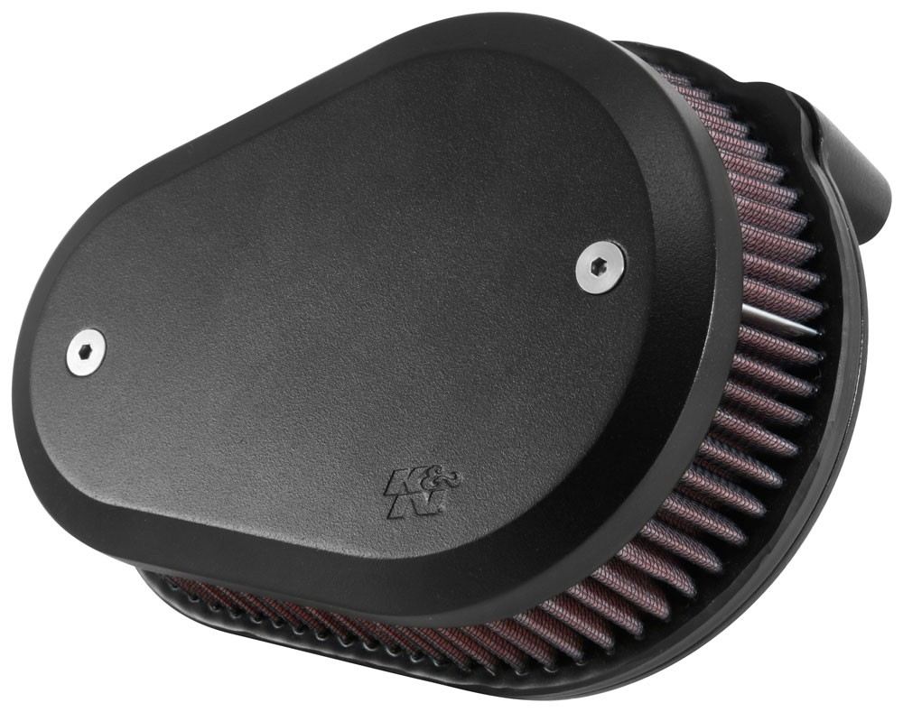 K&N Engineering K&N 00-16 Harley Davidson Street Metal Intake System Flare Black RK-3932B