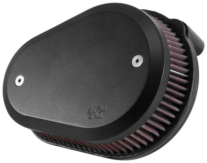 K&N Engineering K&N 00-16 Harley Davidson Street Metal Intake System Flare Black RK-3932B