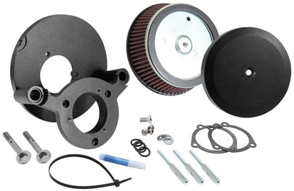 K&N Engineering K&N 99+ Harley Davidson Street Metal Intake System - Hammer Black RK-3933B