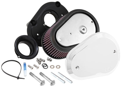 K&N Engineering K&N 08-15 Harley Davidson Street Metal Intake System - Chrome RK-3947X