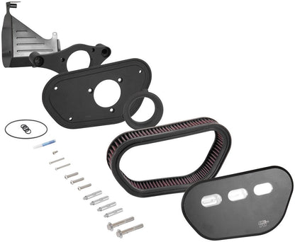 K&N Engineering K&N Street Metal Intake System - Big 8 Black for Harley Davidson RK-3948B