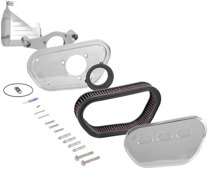 K&N Engineering K&N Street Metal Intake System - Big 8 Chrome Intake System-Harley Davidson RK-3948