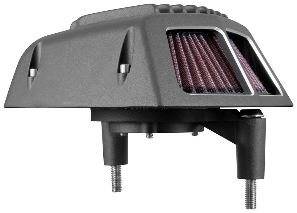 K&N Engineering K&N Street Metal Intake System for 01-16 Harley Davidson Softail/Dyna - Shaker Black RK-3950