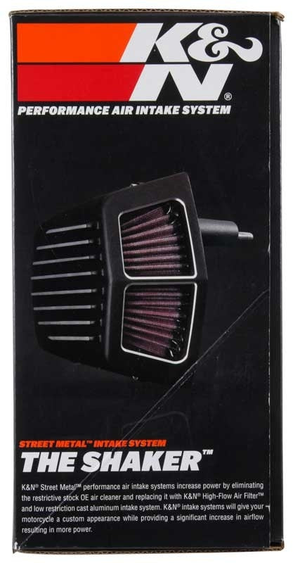 K&N Engineering K&N Street Metal Intake System 08-16 Harley Davidson Shaker Silver H/D Touring Models RK-3951S