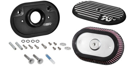 K&N Engineering K&N Street Metal Intake System for 12-16 Harley Davidson Road King 103cl Side Draft Touring RK-3952