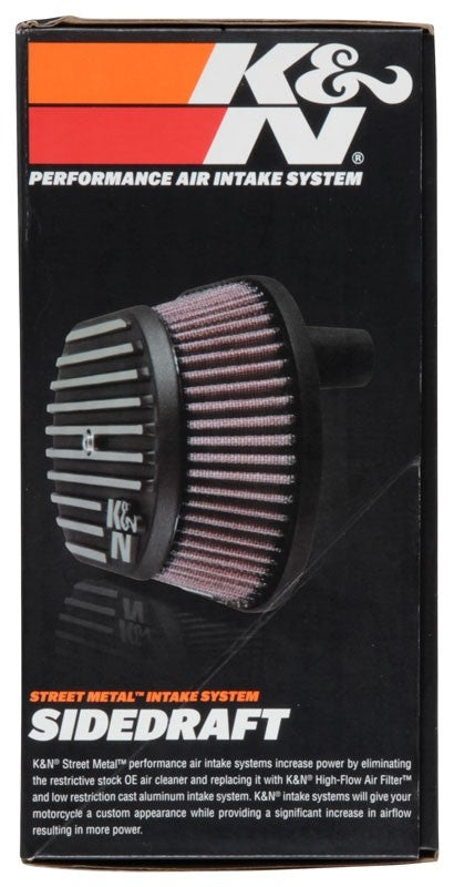 K&N Engineering K&N Street Metal Intake System Side Draft Dyna/Softail Silver Intake System-Harley Davidson RK-3953S