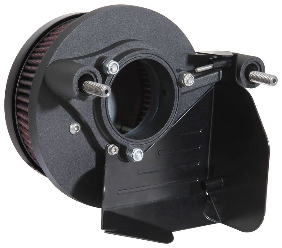 K&N Engineering K&N 17-18 Harley Davidson Road Glide Hammer Black Street Metal Intake System RK-3954B