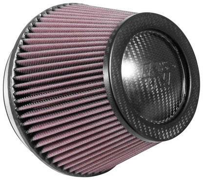 K&N Engineering K&N Universal CarbonFiber Filter 6in Flange / 7-1/2in OD-B / 5-1/8in OD-T / 5in H RP-2960