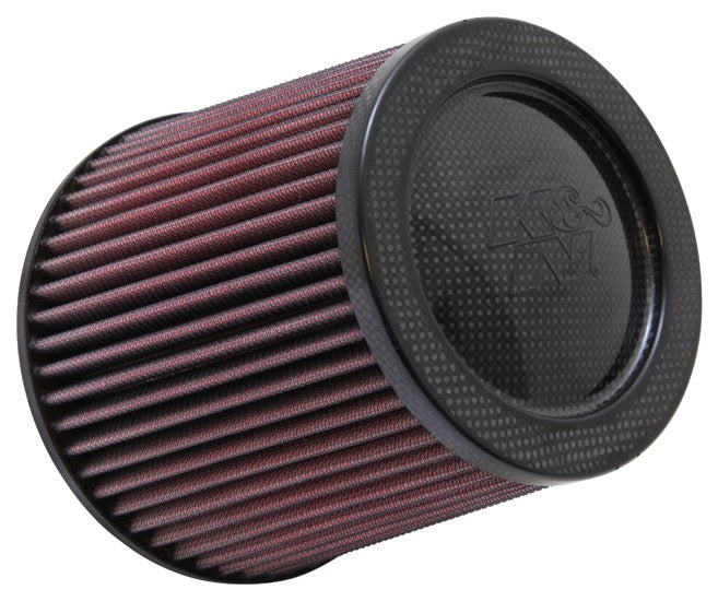 K&N Engineering K&N Universal Air Filter with Carbon Fiber Top & Base-6in Base OD x 5in Top OD x 6in H RP-5044