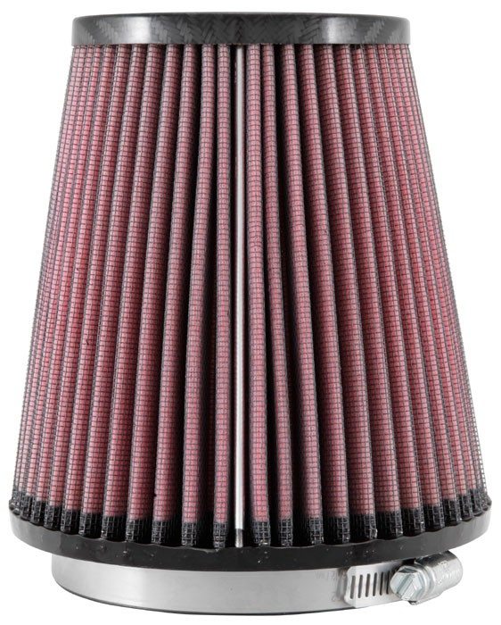 K&N Engineering K&N Universal Air Filter with Carbon Fiber Top - 4 1/2in Flange / 5 7/8in Base / 4in Top / 6in Heigh RP-5101