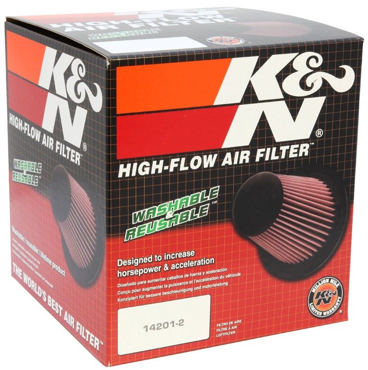 K&N Engineering K&N Filter Universal Air Filter Carbon Fiber Top With 6in Flange x 7.5in Base x 6in H RP-5168
