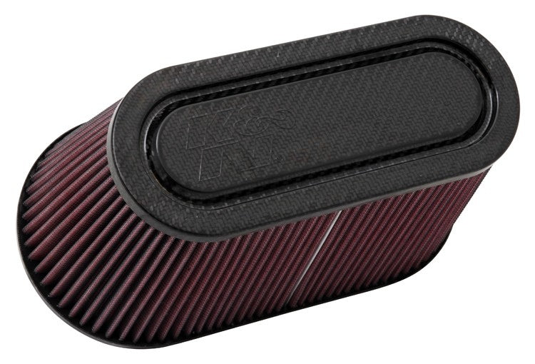 K&N Engineering K&N Filter Univ Air Filter Carb Fib T/B 3-1/2in FLG OD / 12x6in B / 9-15/16x3-15/16in T / 6in H RP-5182