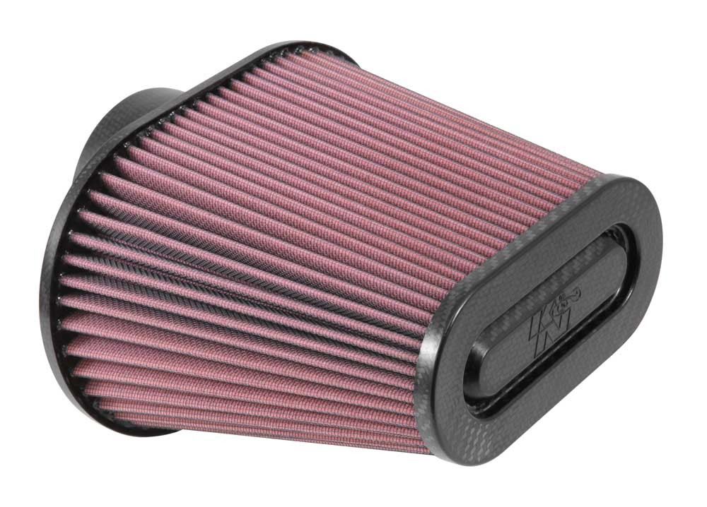 K&N Engineering K&N Universal Air Filter 3 11/16in Flange x 8 3/4 x 5 1/2in Base x 6 3/8 x 3 3/16in Top x 7in Height RP-5285