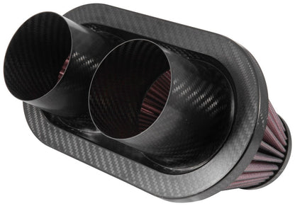 K&N Engineering K&N Universal Air Filter - 3in Dual Flange / 10x5.125in Base / 6.375x3.0625in Top / 5.5in Height RP-6101