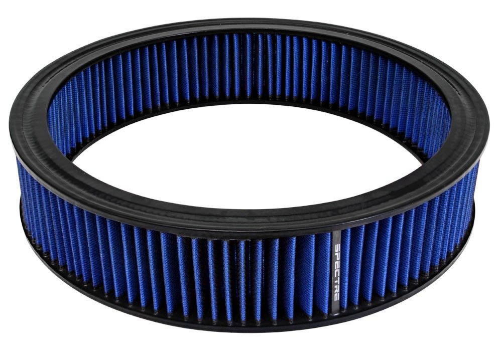 Spectre Round Air Filter 14in. x 3in. - Blue RS0137