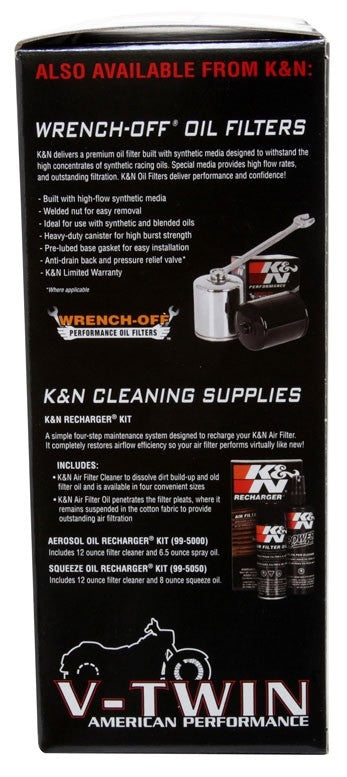 K&N Engineering K&N Universal Custom Air Filter - Oval - Red - 8.813 L x 6.188in W x 2.25in H RT-3910