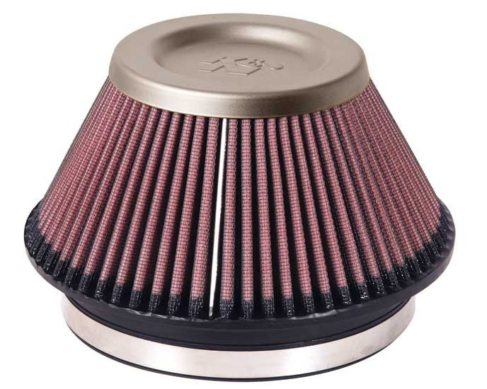 K&N Engineering K&N Universal Round Tapered Filter - Titanium Top 6in Flng ID x 4.5in Top OD x 7.5in Base OD x 4in H RT-4600