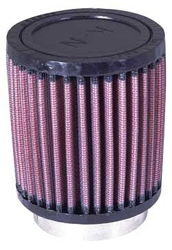 K&N Engineering K&N Filter Universal Rubber Filter 2 1/4 inch Flange 3 1/2 inch OD 4 inch Height RU-0600