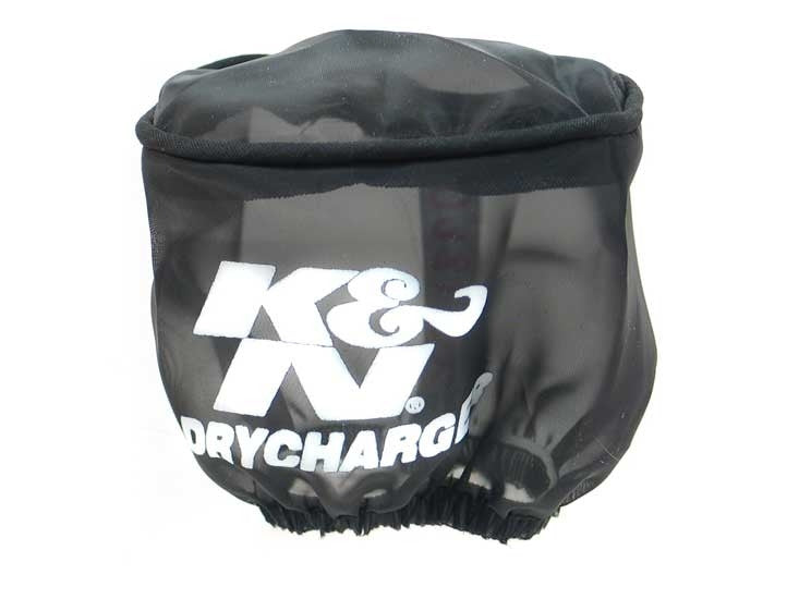 K&N Engineering K&N Drycharger Wrap Black 3in W 4in L Closed Top RU-0981DK