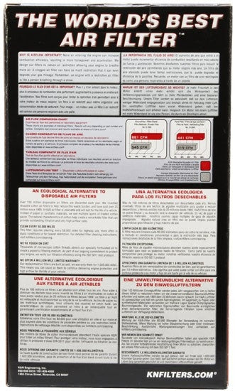 K&N Engineering K&N Universal Clamp-On Air Filter 4-1/2in FLG / 5-7/8in B / 4-1/2in T / 8-3/8in H RU-1008