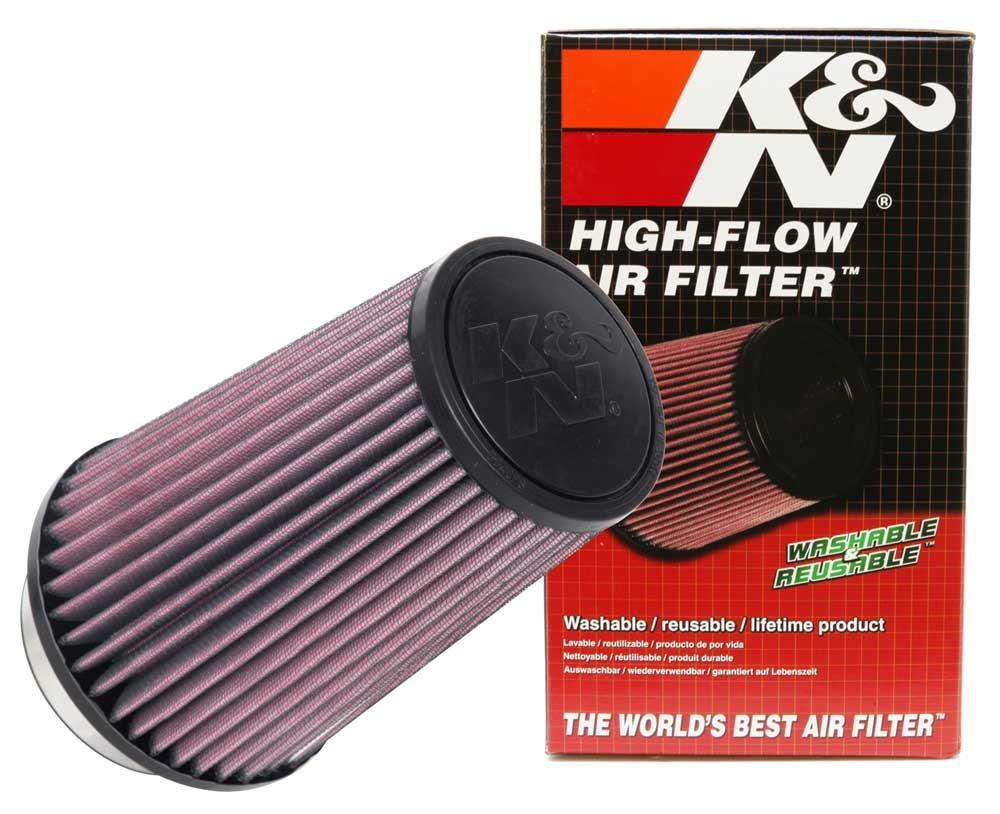 K&N Engineering K&N Universal Tapered Filter 3.5in Flange ID x 5.5in Base OD x 4in Top OD x 8in Height RU-1045