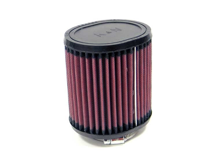 K&N Engineering K&N Universal Rubber Filter-Oval Straight-Centered Flange 2.438in Flange ID x 4.5in O/S L x 5in H RU-1180