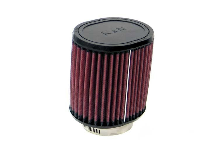 K&N Engineering K&N Universal Round Clamp-On Air Filter 2-7/16in Flange 5in H Oval RU-1220