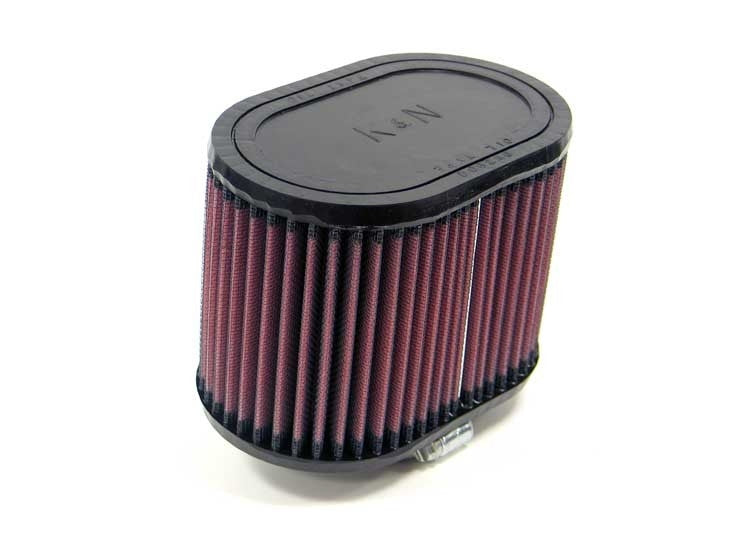 K&N Engineering K&N 6.25in OL x 4in OW x 4.5in Height 10 Degree Angle Oval Straight Universal Rubber Filter RU-1340