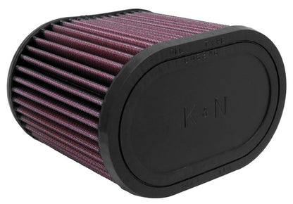 K&N Engineering K&N Universal Oval Clamp-On Air Filter 2-3/4in Flange 6-1/4in Length 4in Width 5in Height RU-1500