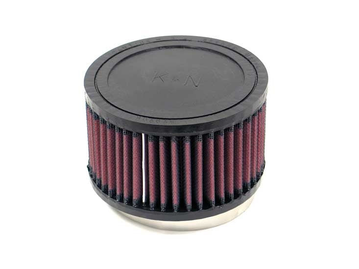 K&N Engineering K&N Filter Universal Rubber Round Straight Filter 3.5in Flange 3in Height RU-1790