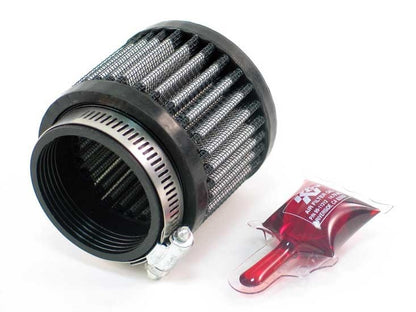 K&N Engineering K&N Universal Round Clamp-On Air Filter 2-1/16in Flange 3in OD 2-1/2in Height RU-1880