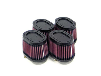 K&N Engineering K&N Universal Rubber Filter - Oval Tapered - 1.75in Flange ID x 4in Base O/S L x 3.5in Top O/S L RU-2454