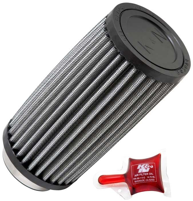 K&N Engineering K&N Universal Rubber Filter Round Straight - 1.75in Flange ID x 3in OD x 6in H RU-2575