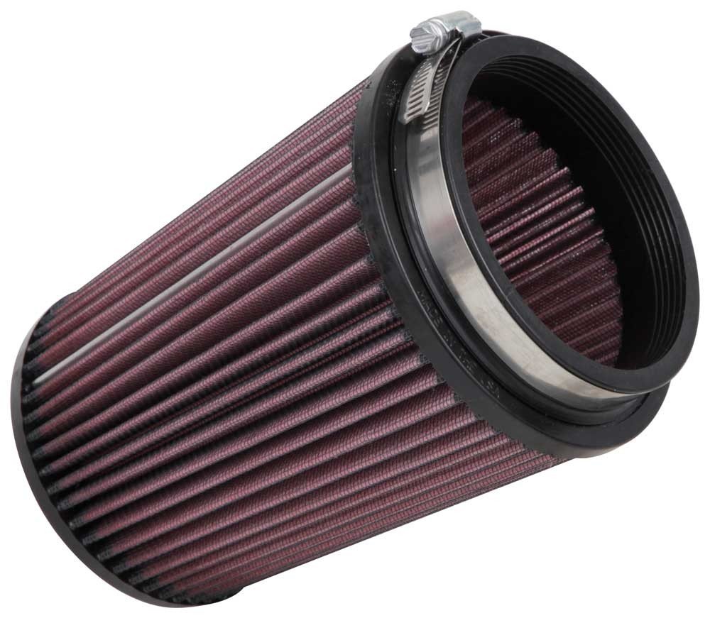 K&N Engineering K&N Filter Universal Rubber Filter 4 inch Flange 5 3/8 inch Base 4 3/8 inch Top 7 inch Height RU-2590