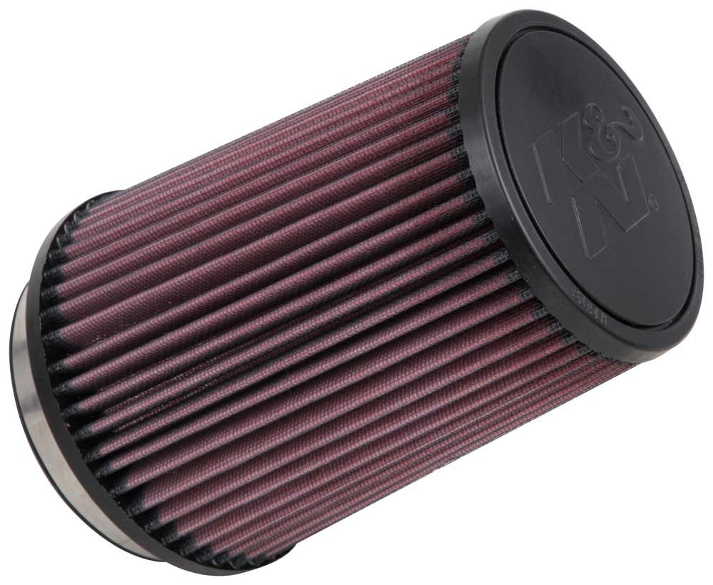 K&N Engineering K&N Filter Universal Rubber Filter 4 inch Flange 5 3/8 inch Base 4 3/8 inch Top 7 inch Height RU-2590